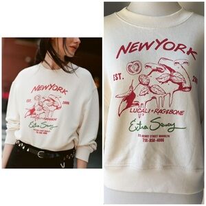 Rag & bone x Lucali Vintage Terry Sweatshirt